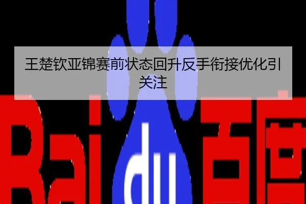 王楚钦亚锦赛前状态回升反手衔接优化引关注
